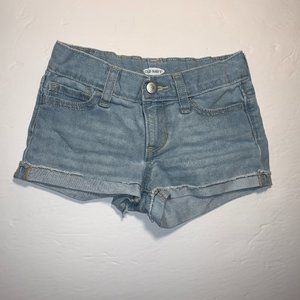 Old Navy Light Wash Denim Shorts (Size 6 Girls)